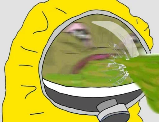 🥴 Стикер «Corona Pepe» для Telegram