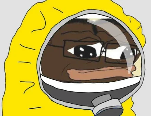 😒 Стикер «Corona Pepe» для Telegram