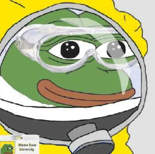 😊 Стикер «Corona Pepe» для Telegram