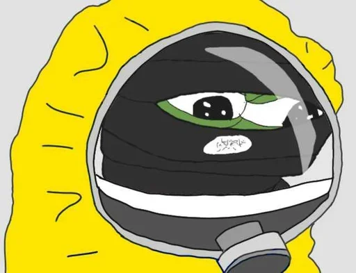 😔 Стикер «Corona Pepe» для Telegram