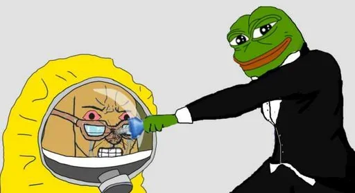 🗡 Стикер «Corona Pepe» для Telegram