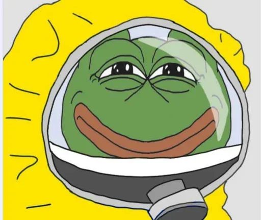 ☺️ Стикер «Corona Pepe» для Telegram