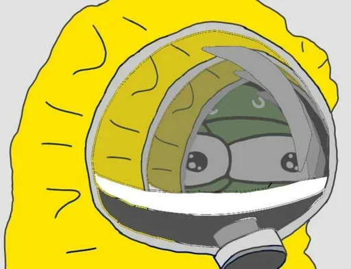 😷 Стикер «Corona Pepe» для Telegram