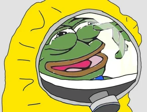 🤪 Стикер «Corona Pepe» для Telegram