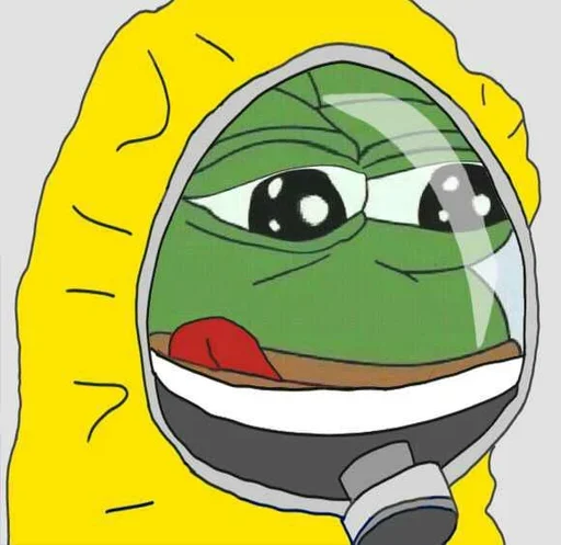 😋 Стикер «Corona Pepe» для Telegram