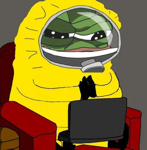 🐸 Стикер «Corona Pepe» для Telegram