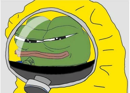 😏 Стикер «Corona Pepe» для Telegram