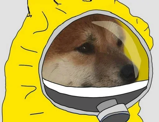 🐕 Стикер «Corona Pepe» для Telegram