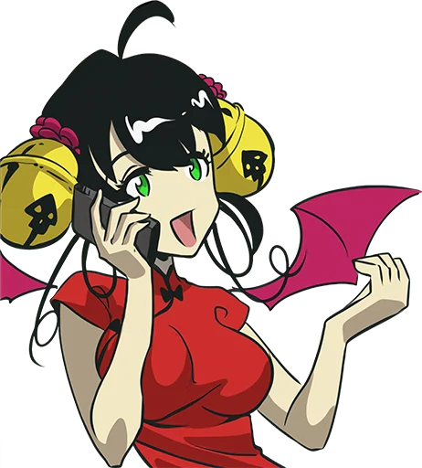 🤳 Стикер «Corona-chan ?» для Telegram