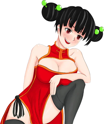 😈 Стикер «Corona-chan ?» для Telegram