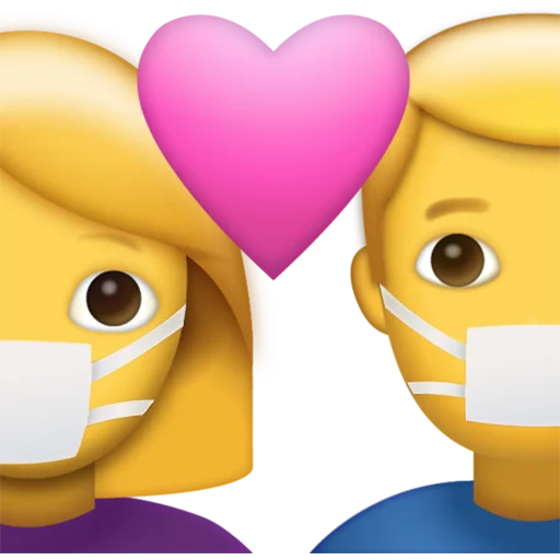 👩‍❤️‍👨 Стикер «CoronaEmoji» для Telegram
