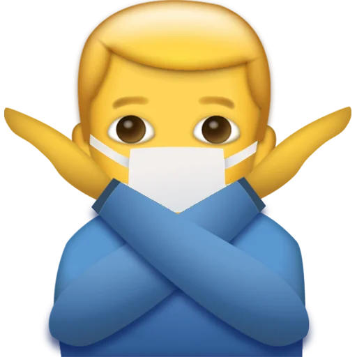 🙅‍♂️ Стикер «CoronaEmoji» для Telegram