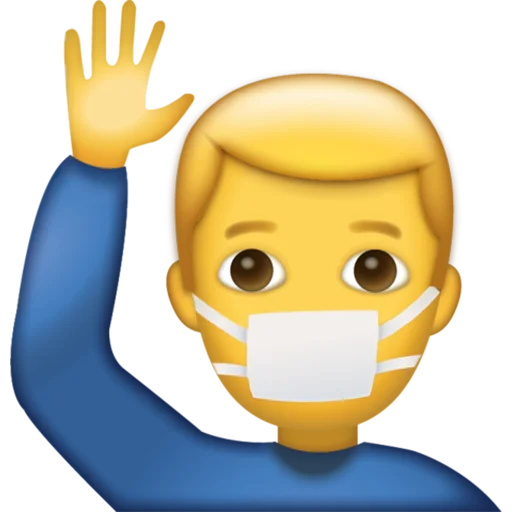 🙋‍♂️ Стикер «CoronaEmoji» для Telegram