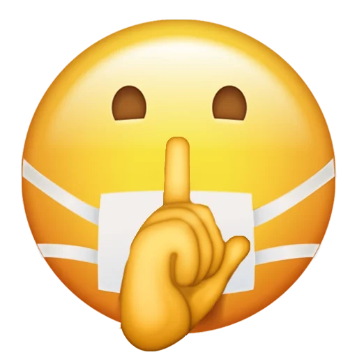 🤫 Стикер «CoronaEmoji» для Telegram