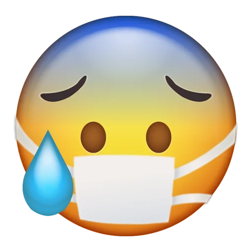 😰 Стикер «CoronaEmoji» для Telegram