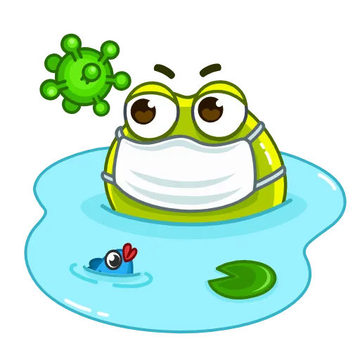 🦠 Стикер «Corona» для Telegram