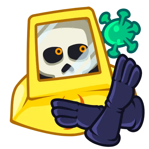 🦠 Стикер «Corona» для Telegram