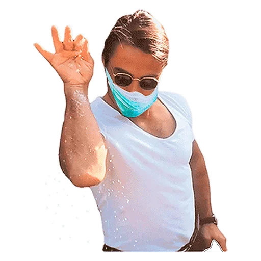 😷 Стикер «Corona Time» для Telegram