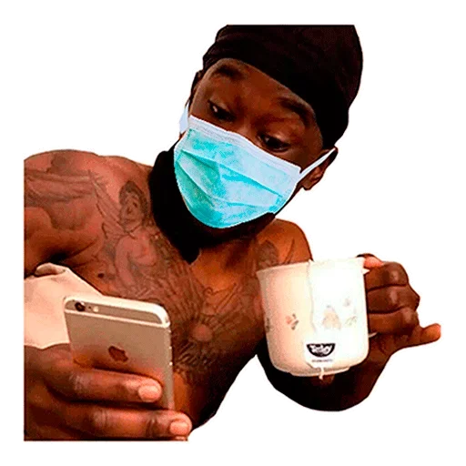 😷 Стикер «Corona Time» для Telegram