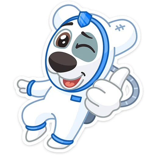 👍 Стикер «Космическая безопасность» для Telegram