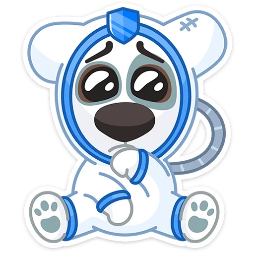 ☹️ Стикер «Космическая безопасность» для Telegram