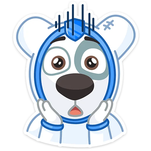 😳 Стикер «Космическая безопасность» для Telegram