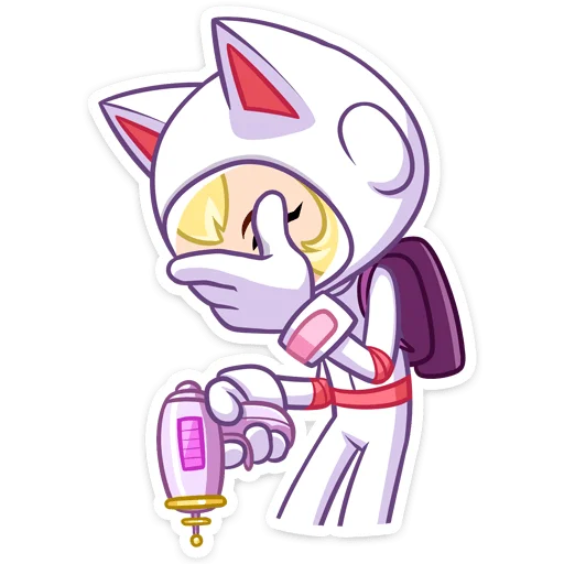 😔 Стикер «Котики просто космос&;» для Telegram