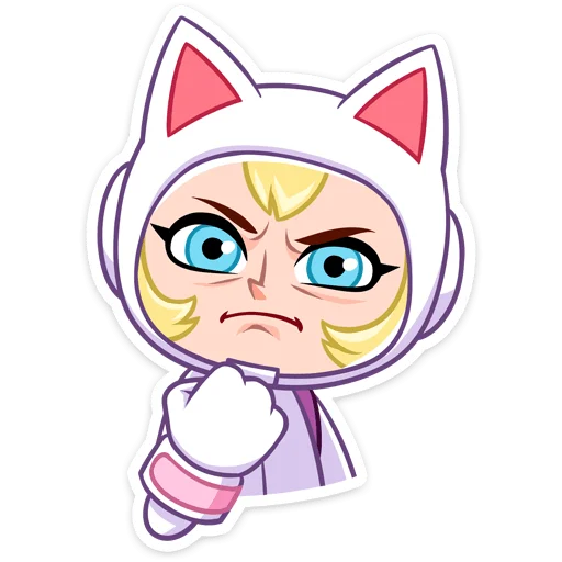 💪 Стикер «Котики просто космос&;» для Telegram