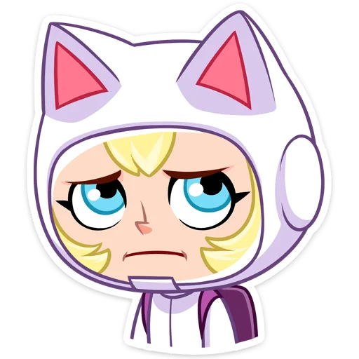 😢 Стикер «Котики просто космос&;» для Telegram