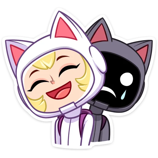 😢 Стикер «Котики просто космос&;» для Telegram