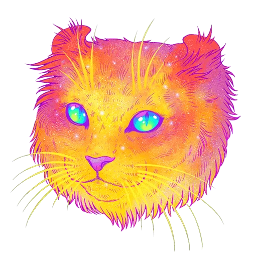 🐱 Стикер «Cosmic Cats» для Telegram