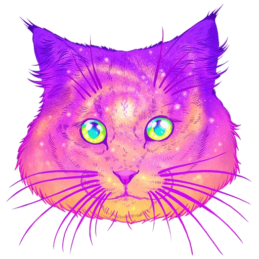 🐱 Стикер «Cosmic Cats» для Telegram