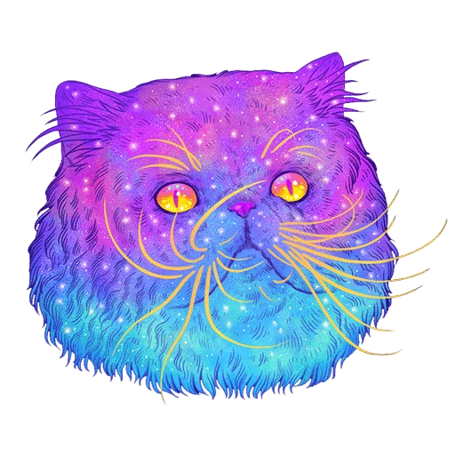 🐱 Стикер «Cosmic Cats» для Telegram