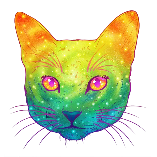 🐱 Стикер «Cosmic Cats» для Telegram