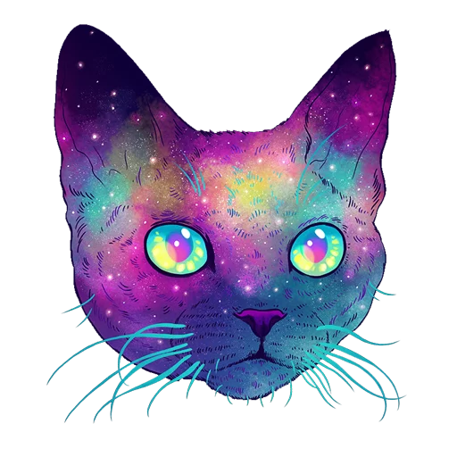 🐱 Стикер «Cosmic Cats» для Telegram