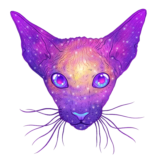 🐱 Стикер «Cosmic Cats» для Telegram