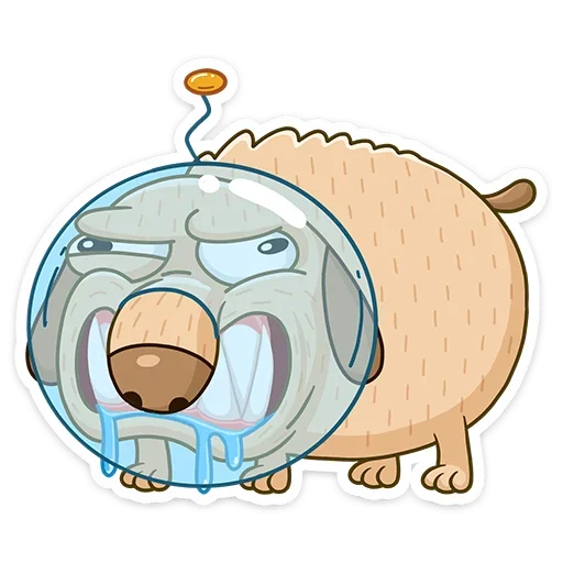 🤬 Стикер «КосмоДигги» для Telegram