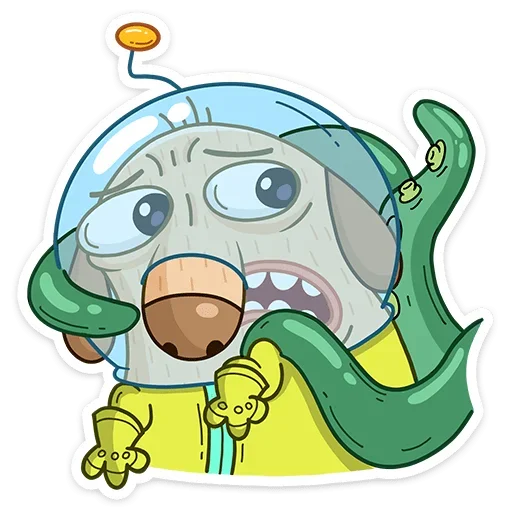 😬 Стикер «КосмоДигги» для Telegram