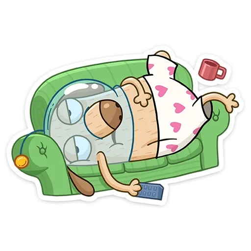 😴 Стикер «КосмоДигги» для Telegram