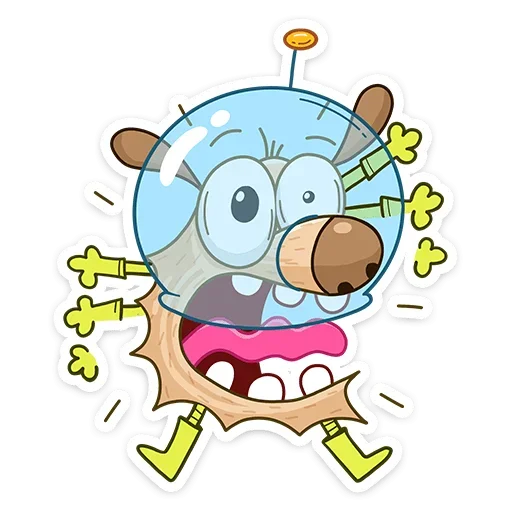 😱 Стикер «КосмоДигги» для Telegram