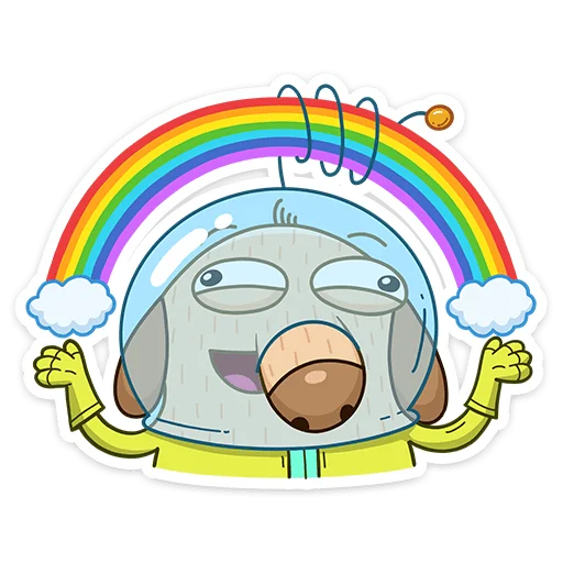 🙌 Стикер «КосмоДигги» для Telegram