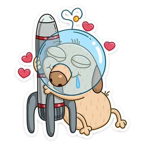 🚀 Стикер «КосмоДигги» для Telegram