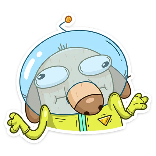 🤷‍♂ Стикер «КосмоДигги» для Telegram