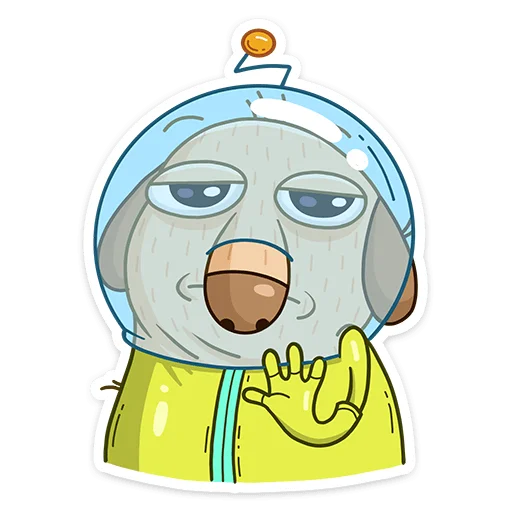 🖐 Стикер «КосмоДигги» для Telegram