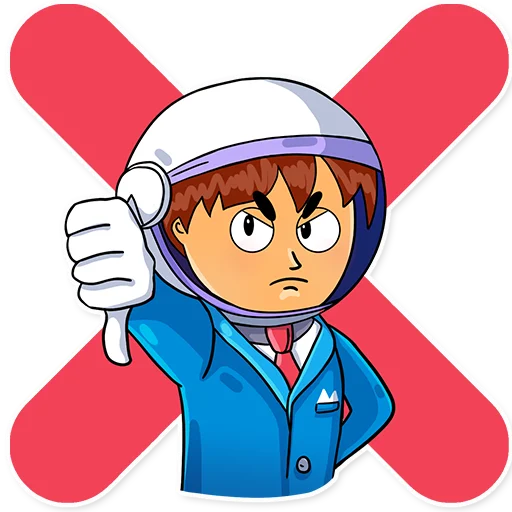 👎 Стикер «Cosmo business» для Telegram