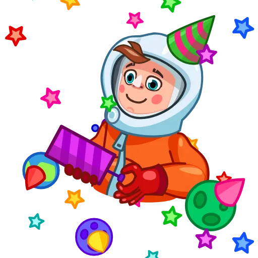 🥳 Стикер «Yuri» для Telegram
