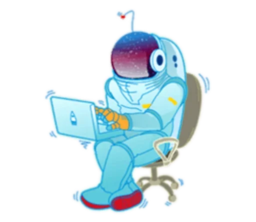 🧑‍💼 Стикер «День Космонавтики design» для Telegram