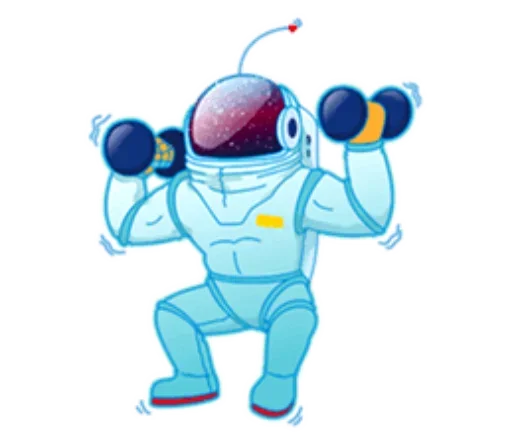🥊 Стикер «День Космонавтики design» для Telegram