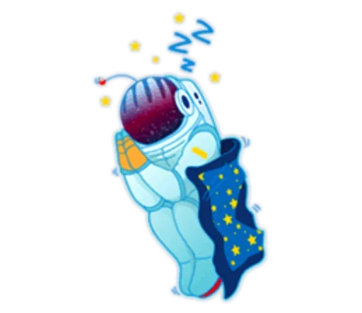 😴 Стикер «День Космонавтики design» для Telegram