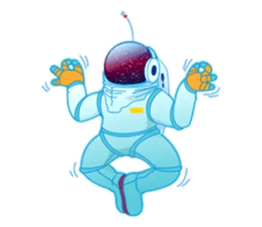 ⛩ Стикер «День Космонавтики design» для Telegram